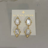 SUSAN SHAW GRACE DROP EARRINGS 1898